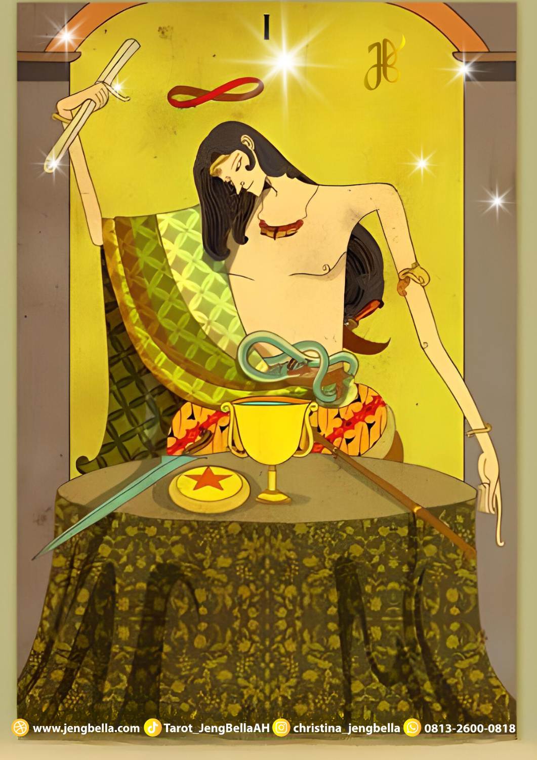 Arti kartu the magician dalam tarot nusantara