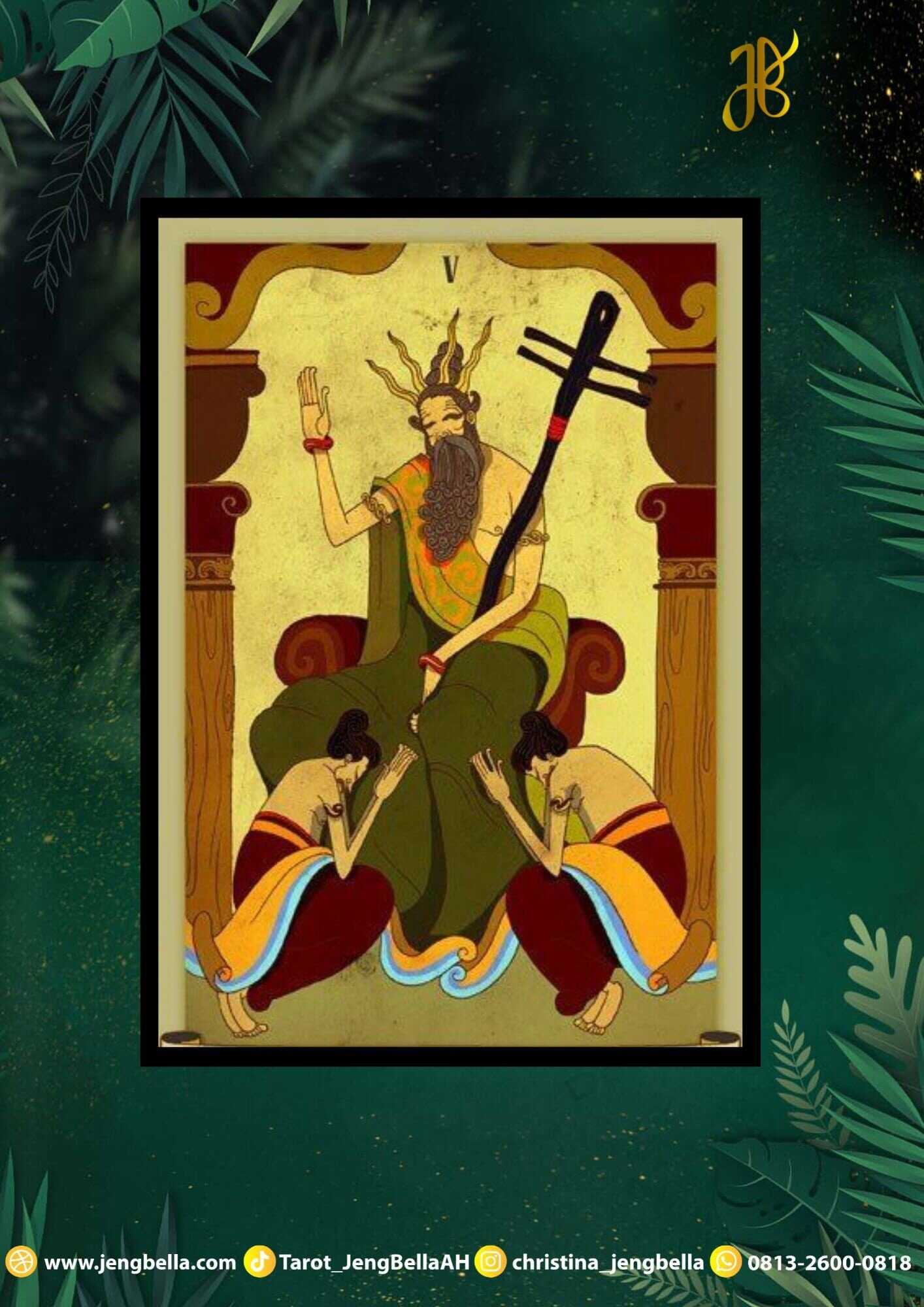 arti kartu the hierophant dalam tarot nusantara