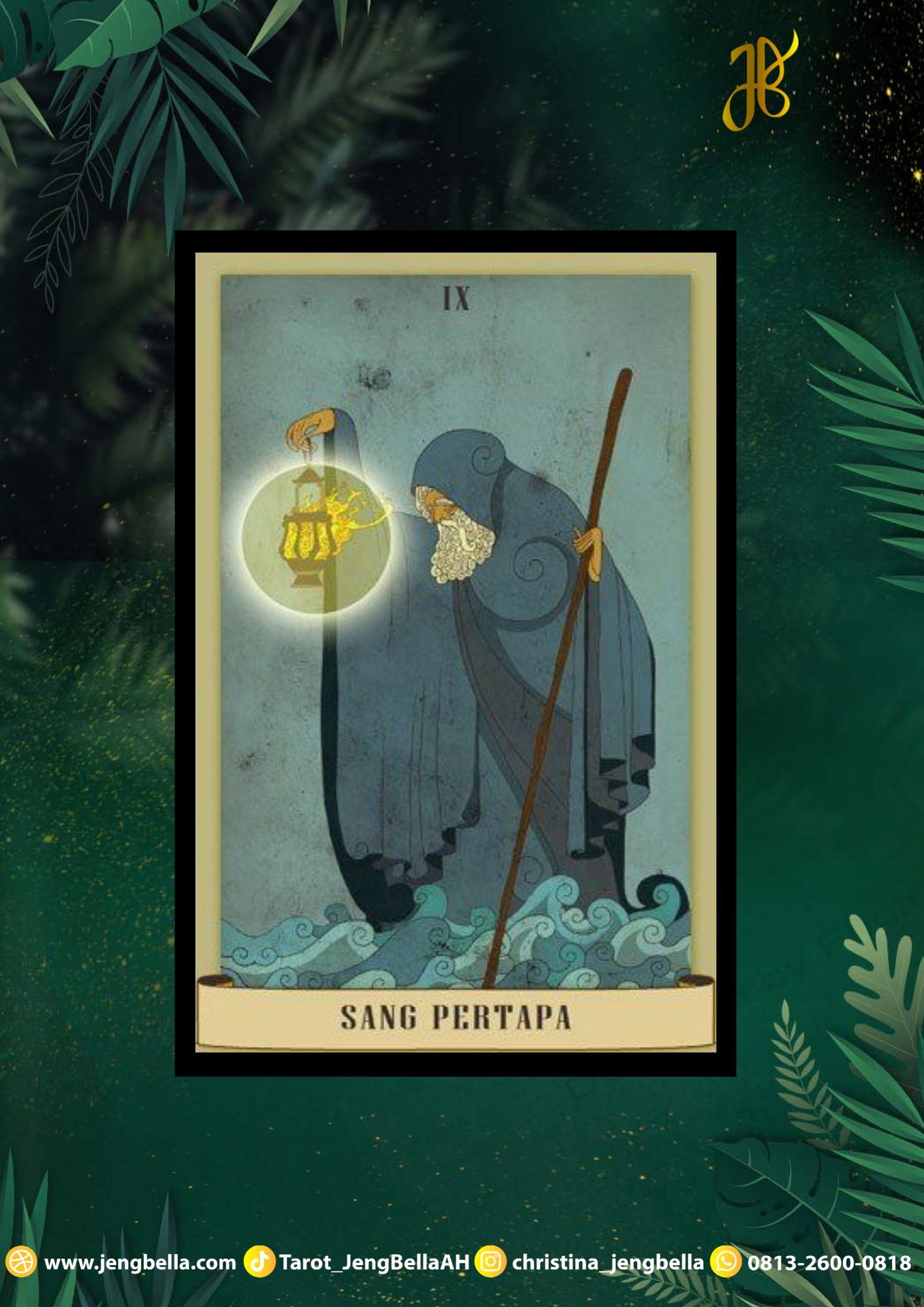 Pesan kartu the hermit dalam tarot nusantara