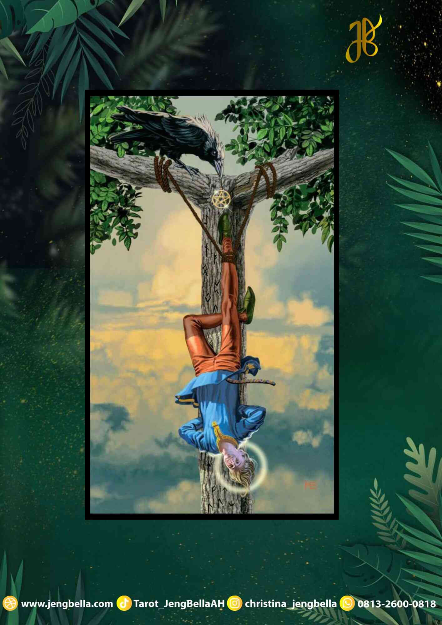pesan kartu the hanged man dalam tarot nusantara