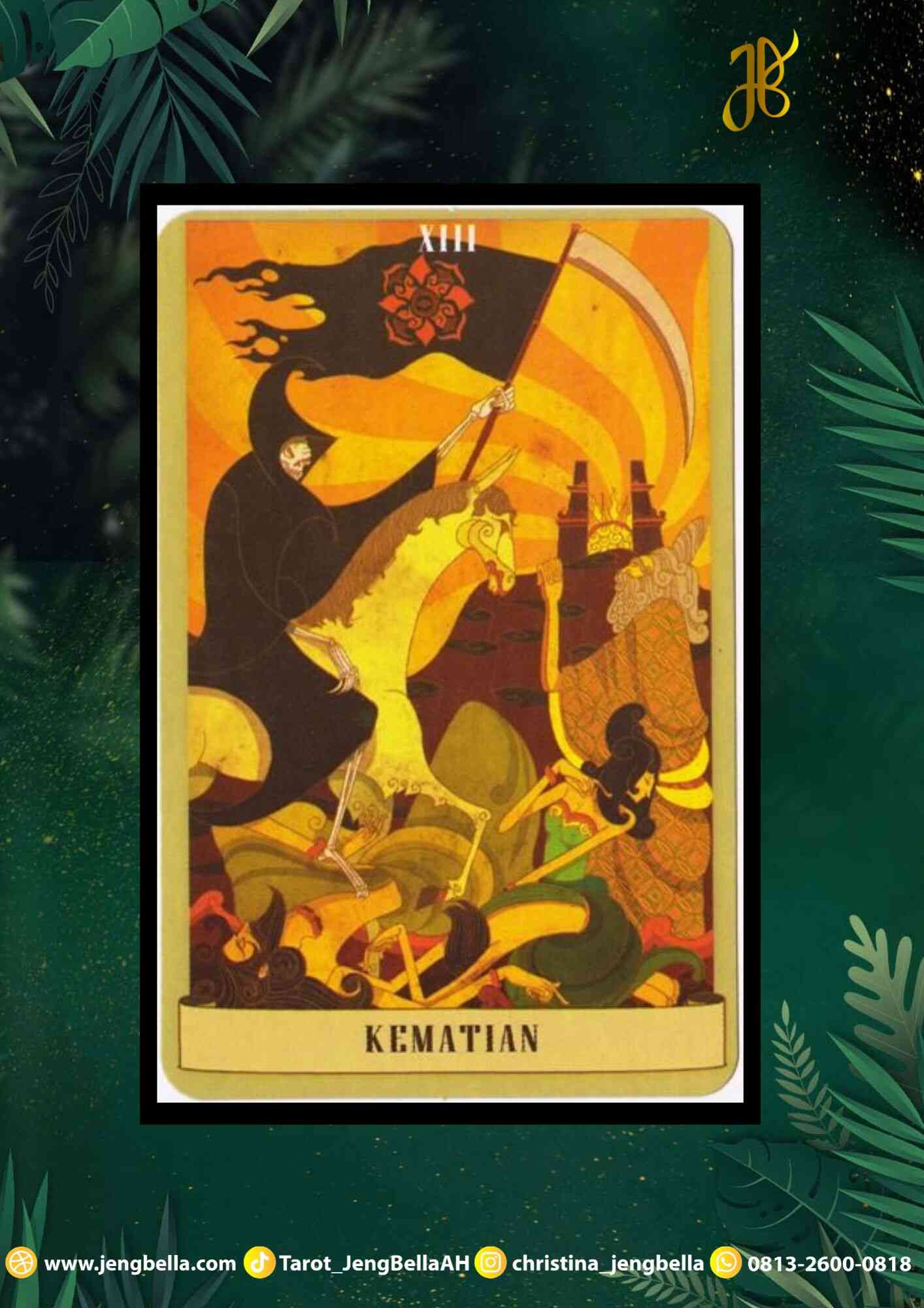 pesan kartu the death dalam tarot nusantara