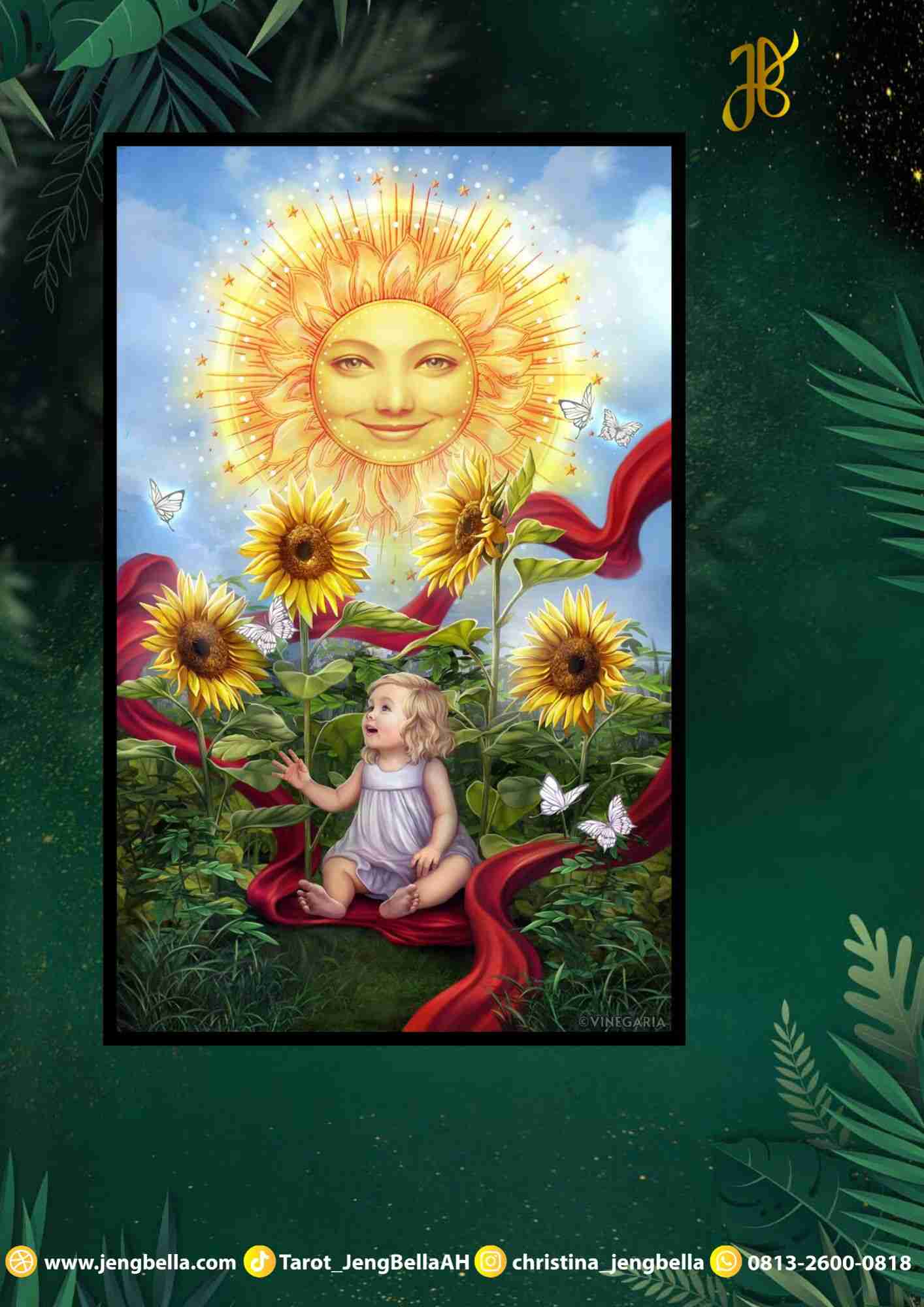 pesan kartu the sun dalam tarot nusantara