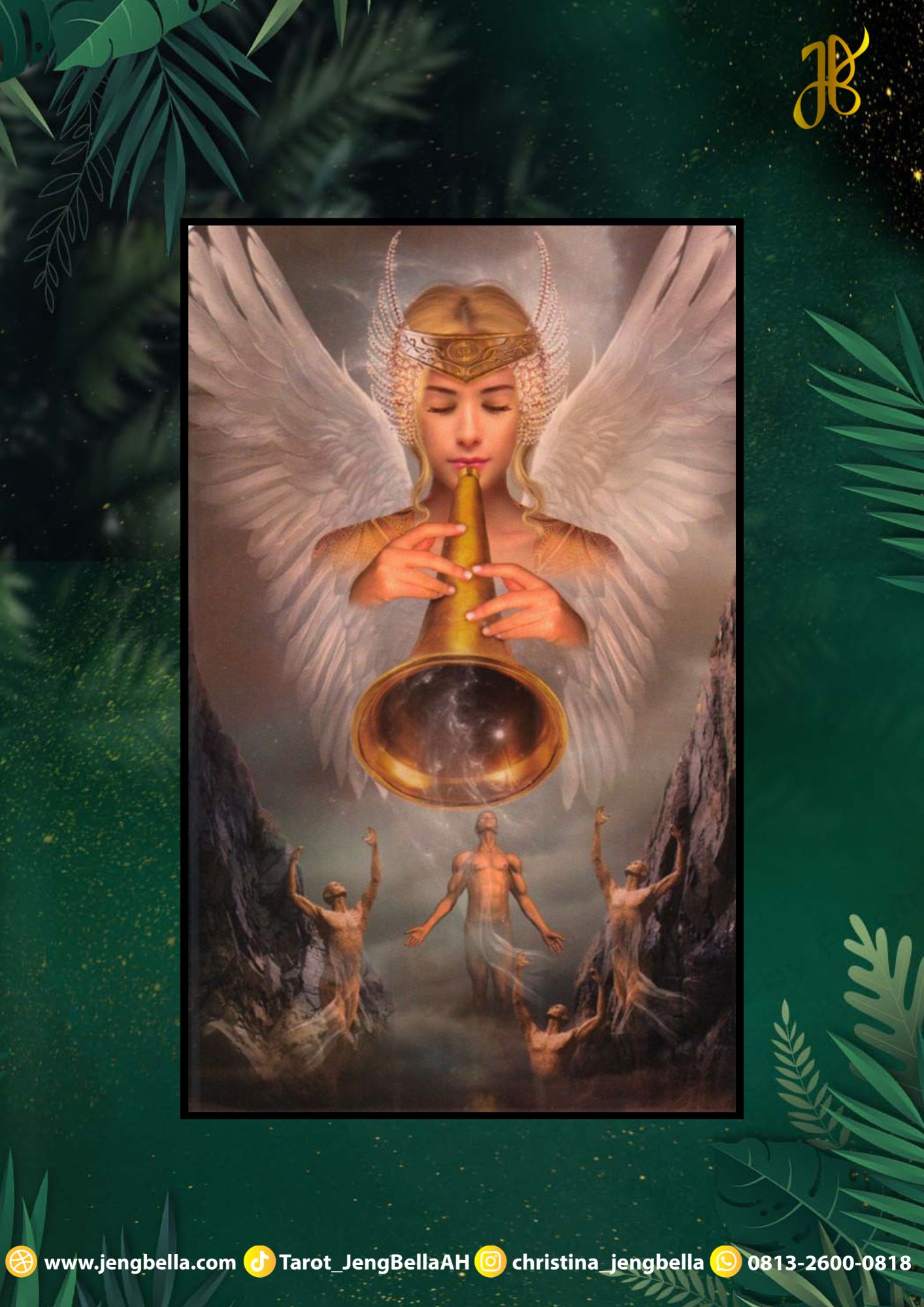 Pesan kartu the Judgement dalam tarot nusantara adalah siapa yang menabur pasti akan menuai hasilnya, hukum sebab-akibat berlaku