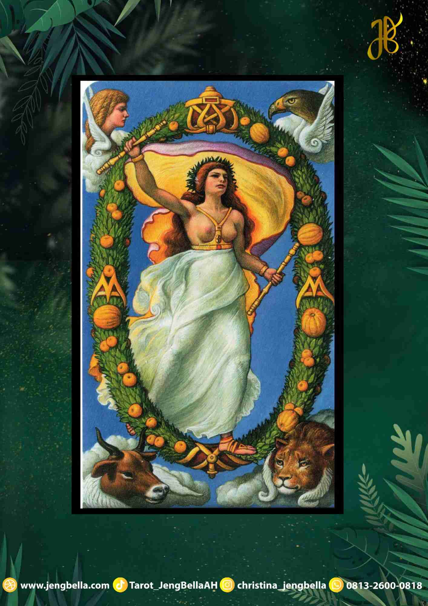 pesan kartu the world dalam tarot nusantara